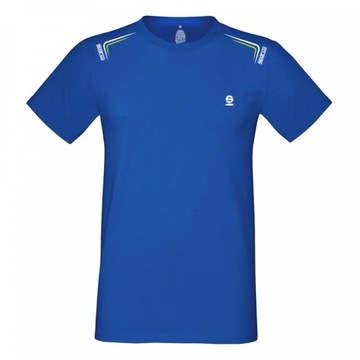 Koszulka t-shirt męska Sparco SKID niebieska XL