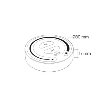 Комплект SELI, радиочастотный контроллер с дистанционным управлением, WHITE TOUCH DIMMER, беспроводной