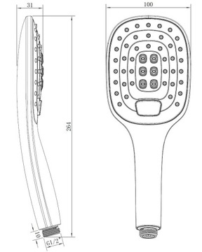 Комплект для ванны + смеситель для умывальника с пробкой Omnires Parma хром