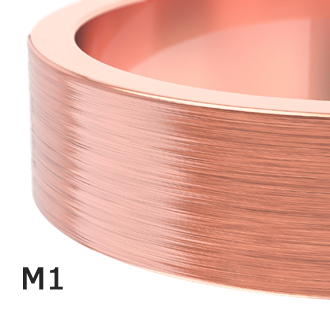 ОБРУЧАЛЬНЫЕ КОЛЬЦА С БАЛКАМИ РОЗОВЫЕ 3,5ММ 585 KRF/R