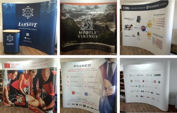 ВЫСТАВОЧНЫЙ НАБОР - POP-UP 3x2 + СТЕНД + 2xROLLUP