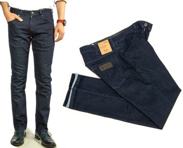 WRANGLER GREENSBORO CLEAN V. SPODNIE JEANS W30 L34
