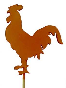 Пик Петух Топпер 10см Пасхальные праздничные украшения