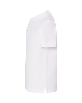 JHK POLO DZIECIĘCE KOSZULKA POLÓWKA BIAŁA 3/4 LAT