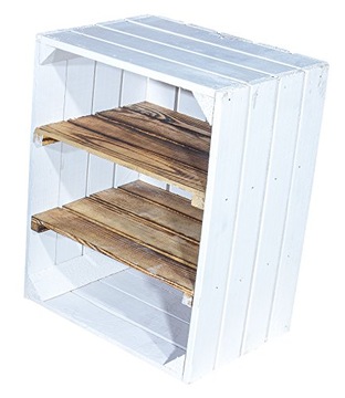 БЕЛАЯ ДЕРЕВЯННАЯ КОРОБКА, балконная полка, шкаф