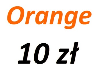 Orange 10 zł Doładowanie - Kod tekstowy, Flex