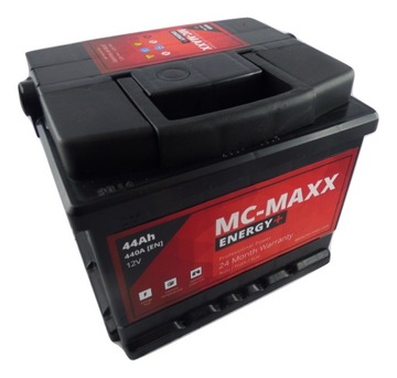 AKUMULATOR MC-MAXX ENERGY+ 44Ah 440A CZERWONA MOC