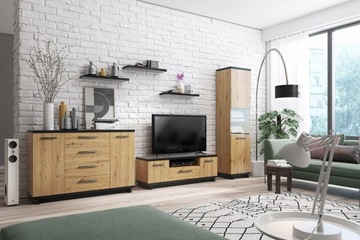 Nowoczesne MEBLE systemowe INES 10 zestaw salon