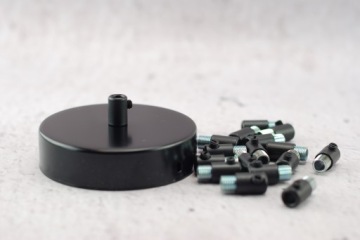 черный металл M10x1 оплетка кабель стопор DIY блок лампы