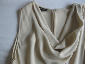 ESCADA sukienka r. 40 silk + wool (jak NOWA)