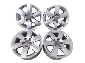 4H0601025A KOMPLET ORYGINALNYCH ALUFELG 7,5JX17H2 5X112 ET26 AUDI A8 D4