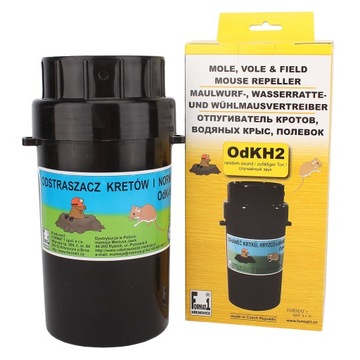 Акустический отпугиватель кротов и грызунов - со случайно меняющимся звуком