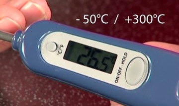 ЦИФРОВОЙ КУХОННЫЙ КОНДИТЕРСКИЙ ТЕРМОМЕТР TESCOMA с ЖК-дисплеем