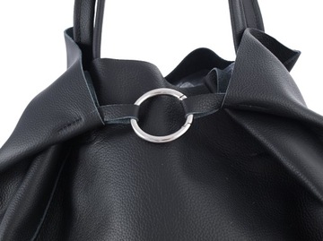 КОЖАНАЯ СУМКА-ШОППЕР КОСМЕТИЧЕСКАЯ СУМКА 2В1