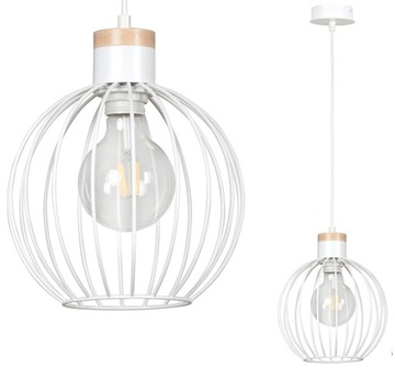 STYL SKANDYNAWSKI LAMPA WISZĄCA BARBADO LED EMIBIG