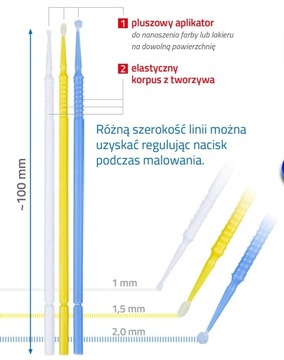 APP Patyczek do zaprawek z aplikatorem - zestaw