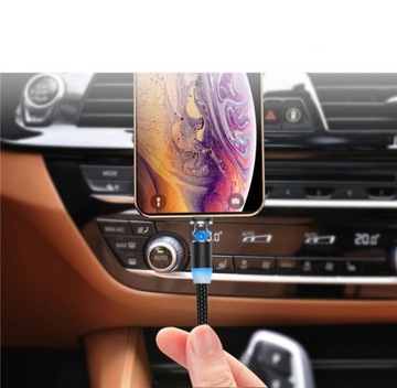 МАГНИТНЫЙ КАБЕЛЬ 3В1 ЗАРЯДНОЕ УСТРОЙСТВО MICRO USB для IPHONE