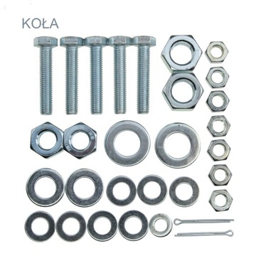 ВИНТЫ ОЦИНКОВАННЫЕ ДЛЯ ВСЕГО КОМПЛЕКТА ROMET KOMAR 2330