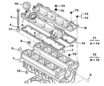 CORTECO 023274P TĚSNĚNÍ KRYT HLAVA VÁLCŮ