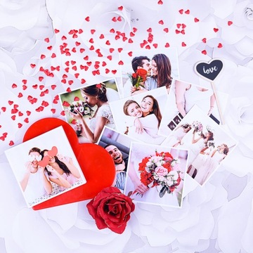 Фотопринты, квадратные, 15 х 15 см, 10 шт.