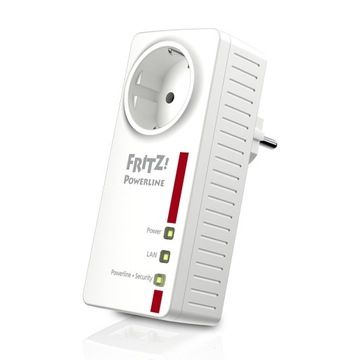 FRITZ!Powerline 1220 одиночный адаптер ПЛК, 2x Gigabit LAN