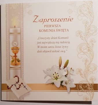 zaproszenia na Komunie Świetą zaproszenie na Komun