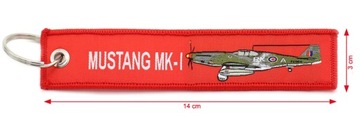 Плетеный брелок Mustang Mk.I REMOVE BEFORE FLIGHT