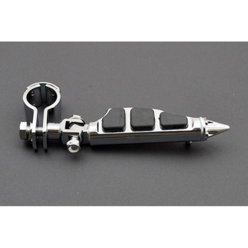 ПОДДЕРЖКИ ДЛЯ НОГ, ХРОМИРОВАННЫЕ ШПЫТКИ, С защитными дугами диаметром 1 ДЮЙМ, 25,4 мм.