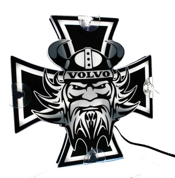 Tabliczka podświetlana krzyż 416_Wiking LOGO TIR