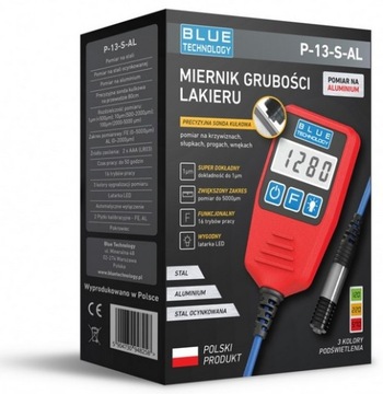 MIERNIK GRUBOŚCI LAKIERU P-13-S-AL ALUM STAL OCYNK
