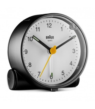 Budzik kwarcowy BRAUN BC001 alarm podświetlenie