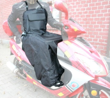 WODOODPORNA OSŁONA TERMICZNA POKROWIEC OCIEPLACZ NA NOGI WIATR KOC SKUTER