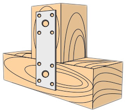 Соединитель столярный плоский LP5 180х65х2,5мм 50 шт.