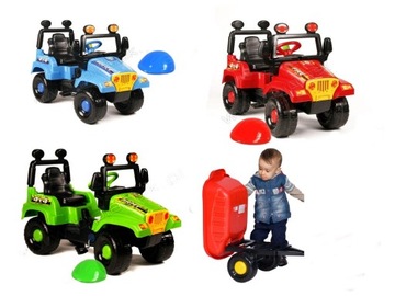 SAMOCHÓD TERENOWY NA PEDAŁY+PRZYCZEPA+KASK+GRATIS