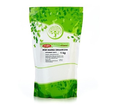 MSM SIARKA ORGANICZNA W PROSZKU 1 kg KOLAGEN AGNEX