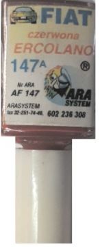 FIAT 147A ROSSO ERCOLANO LAKIER ZAPRAWKA DO RYS