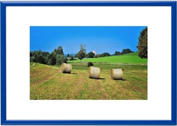 RAMA ALUMINIOWA NIEBIESKA A2 42x59,4 RAMKA 59,4x42