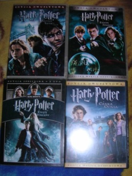 Harry potter 4 x 2 płyty DVD