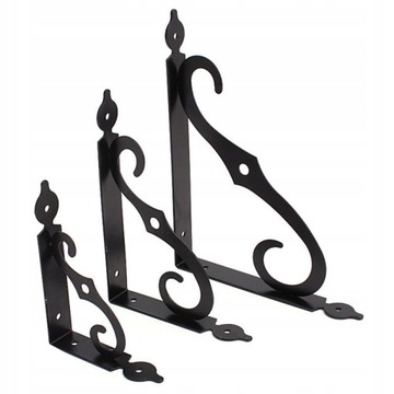 WSPORNIK KĄTOWNIK POD PÓŁKĘ OZDOBNY 190X240X25MM