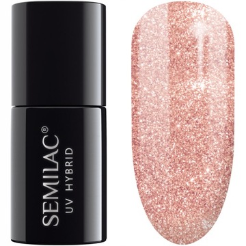 094 SEMILAC LAKIER HYBRYDOWY PINK GOLD 7ML