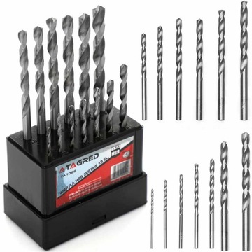 ZESTAW WIERTEŁ DO METALU 13 SZT WIERTŁA 2.0-8.0 MM