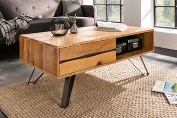 STOLIK Ława LIVING 110cm Drewno DAB dziki NEW