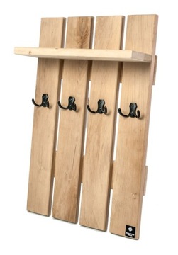 70 cm PRODUCENT WIESZAK ŚCIENNY DREWNO WDC-7