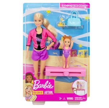 BARBIE GIMNASTYCZKA TRENERKA GIMNASTYKI FXP39