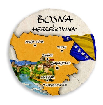 BOŚNIA I HERCEGOWINA magnes lodówkę kamień 535 M