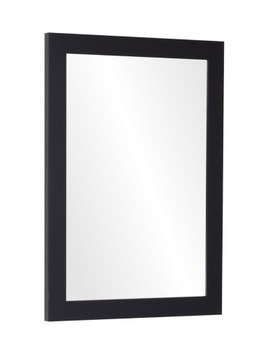LUSTRO w ramie 50x40 RAMA CZARNA, CZARNE + gratis