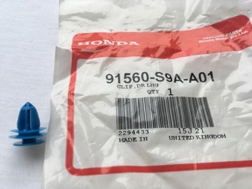 OEM 91560-S9A-A01 SPINKA TAPICERSKA Honda Accord