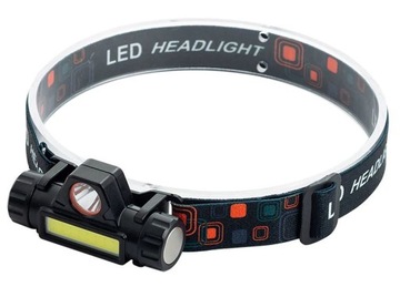 Светодиодный налобный фонарь с магнитом