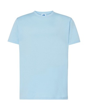 Męska bawełniana KOSZULKA T-shirt bez nadruku L