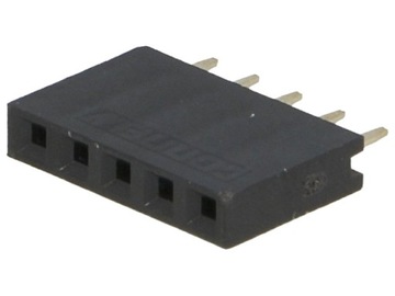 ZL262-5SG GNIAZDO KOŁKOWE ŻEŃSKIE 5 PIN 1x5 E4826